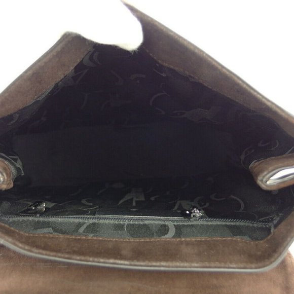 Salvatore Ferragamo Shoulder Bag Vara Enamel Leather Authentic Used - Picture 6 of 8